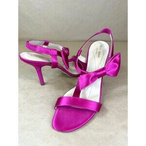 Kate Spade New York Slingback Sandals with Bow Accents and Kitten Heel Size 10